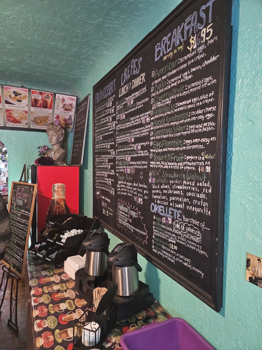Menu Cafe Crepes De Paris-4