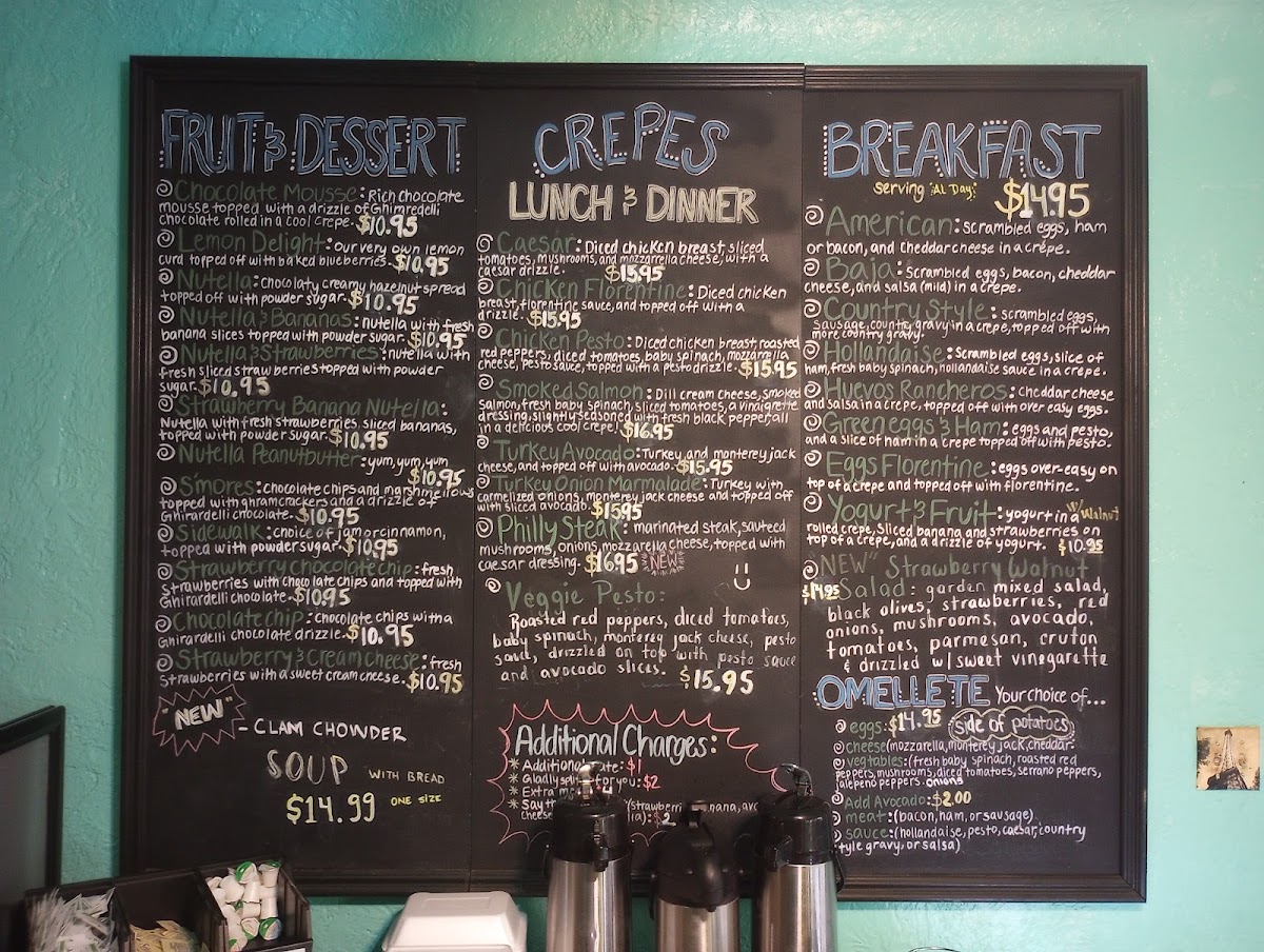 Menu Cafe Crepes De Paris-5