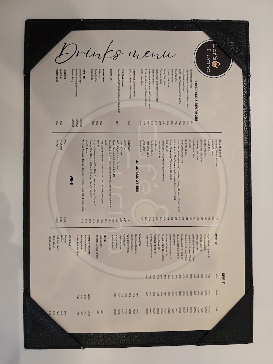 Menu Cafe & Cucina-1