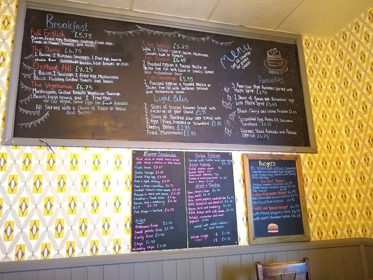 Menu Cafe Darcy-1