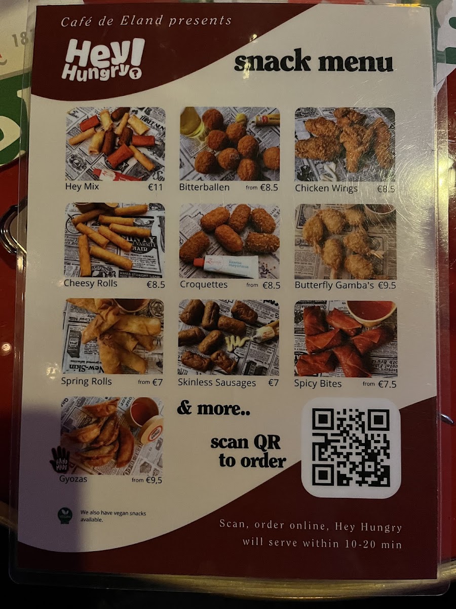 Menu Café 'de Eland'-2