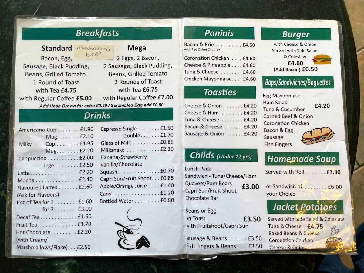 Menu Cafe De Galles-1