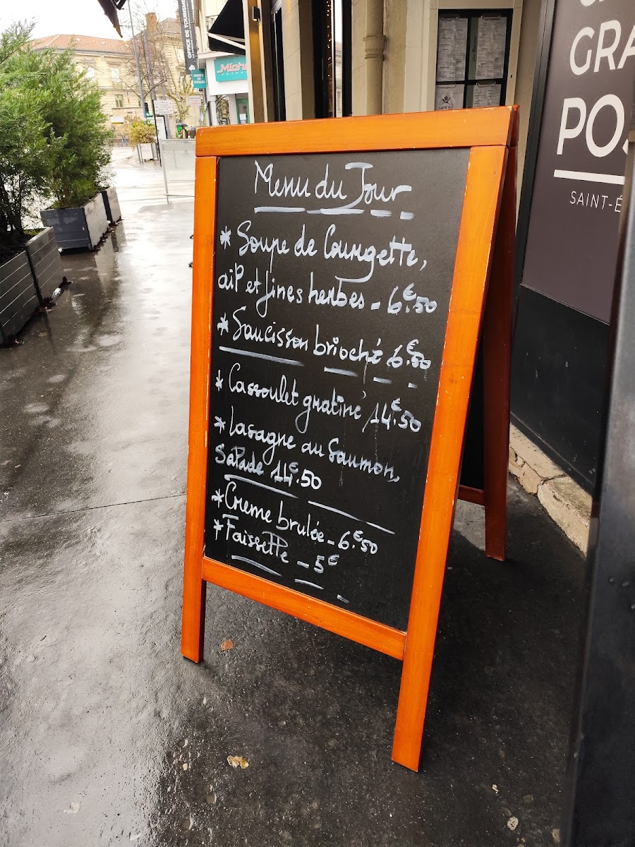 Menu Café De La Grande Poste-2