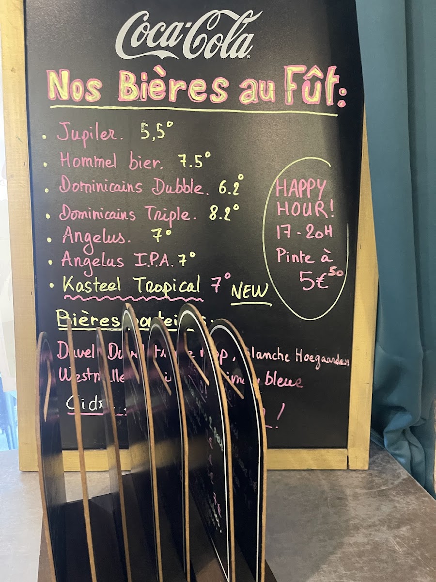 Menu Café De Paris - Chez Boubier 1930-10