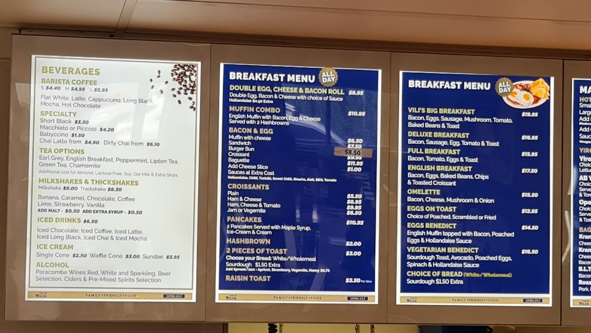 Menu Cafe De Vili's | Blair Athol-8