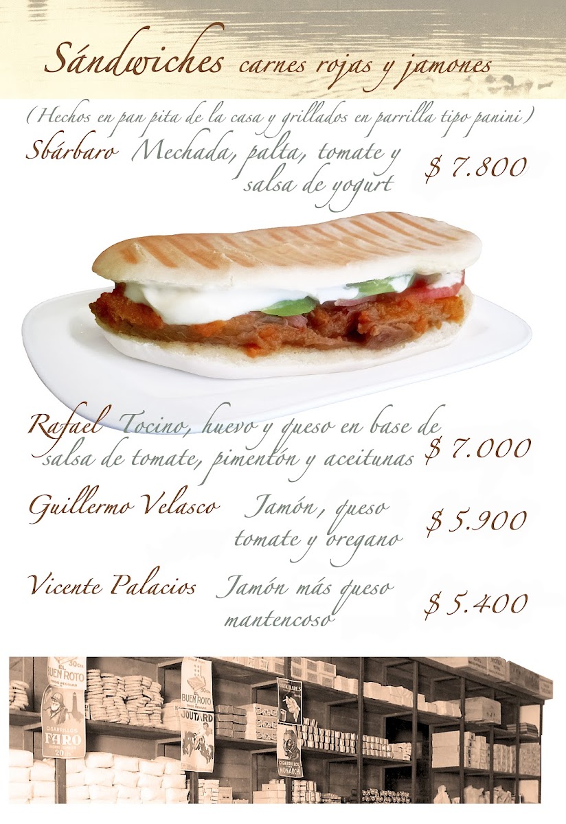 Menu Café Del Museo Tomé-1