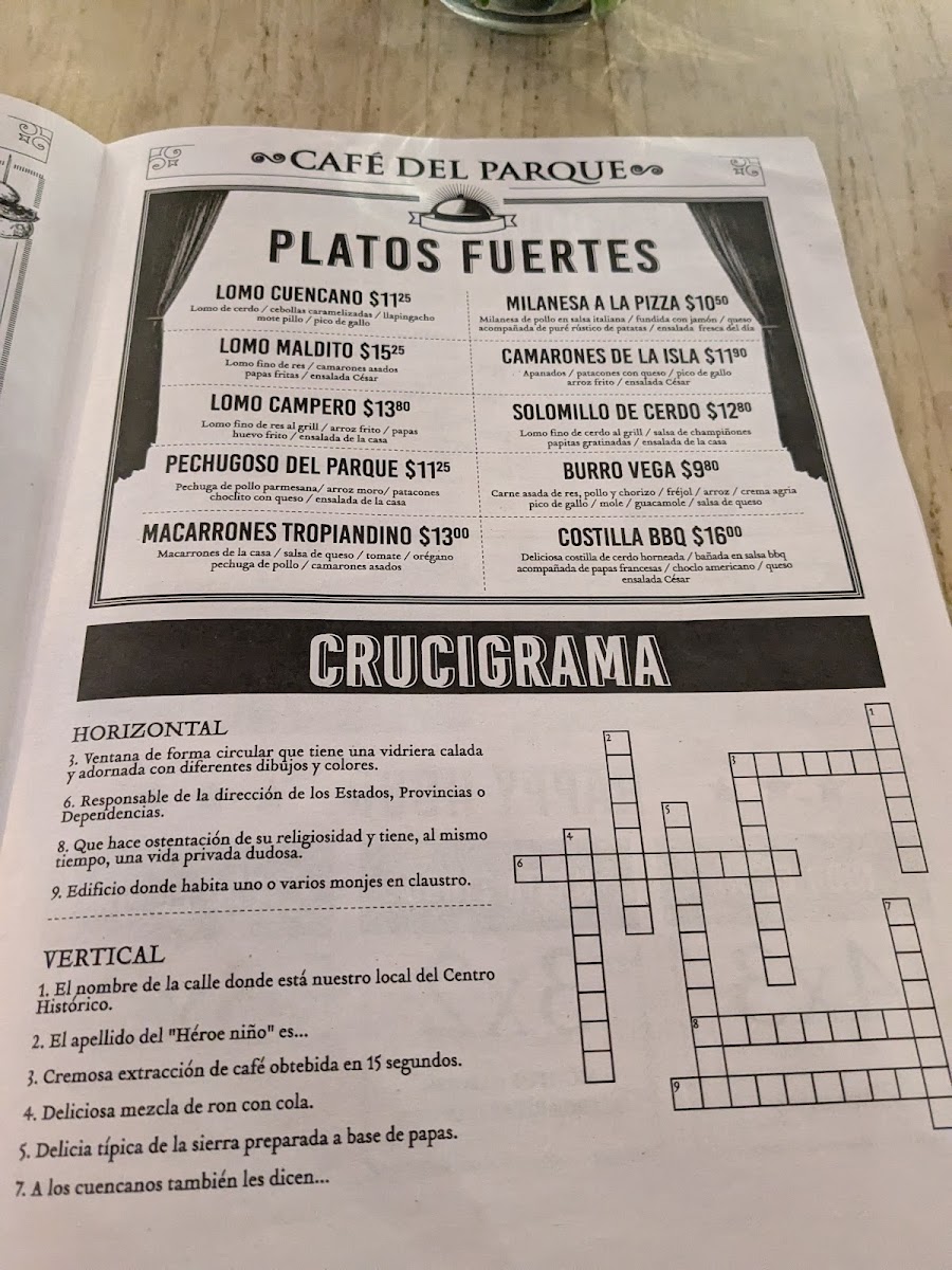 Menu Café Del Parque-2
