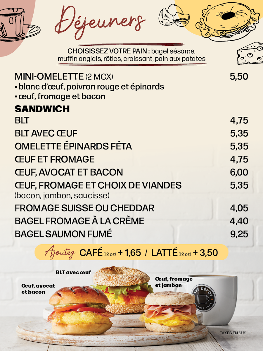 Menu Café Dépôt-9