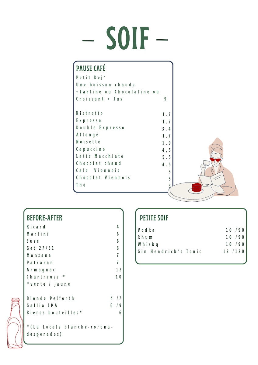 Menu Café Des Artistes Biarritz-2