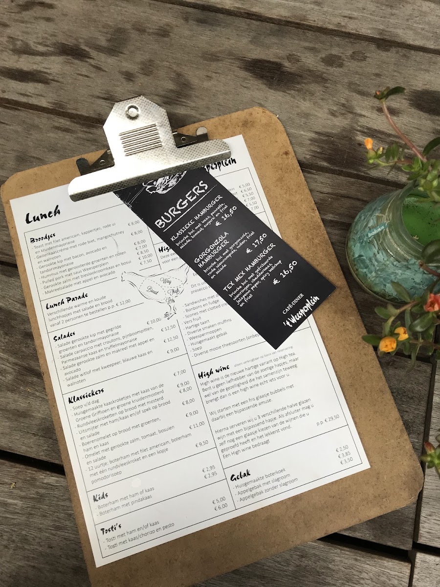 Menu Café-Diner 't Weesperplein-4