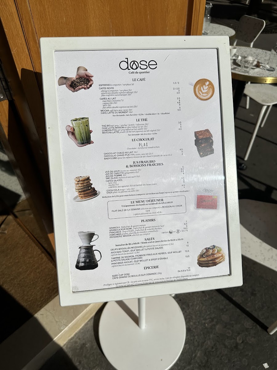 Menu Café Dose Paris • Jules Joffrin-2