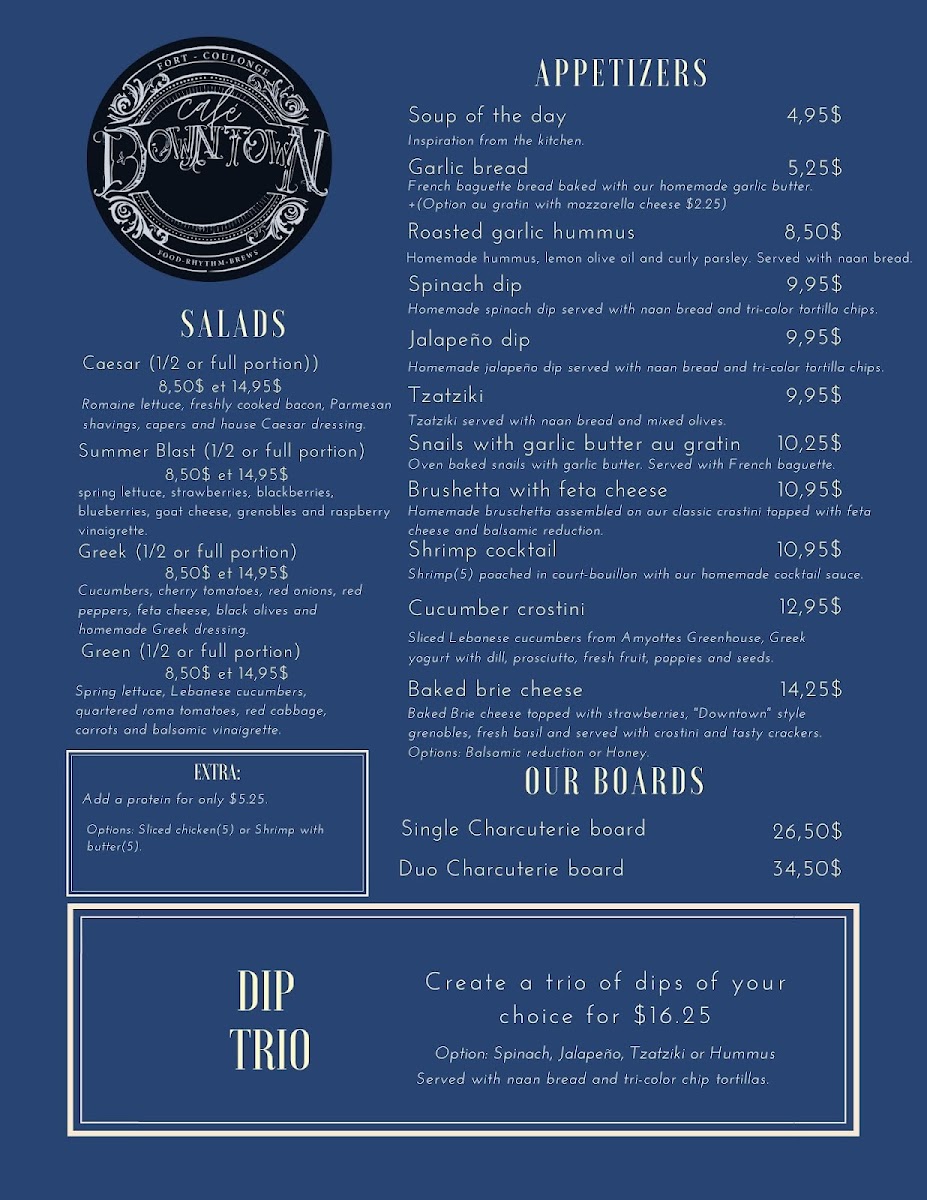 Menu Café Downtown-1