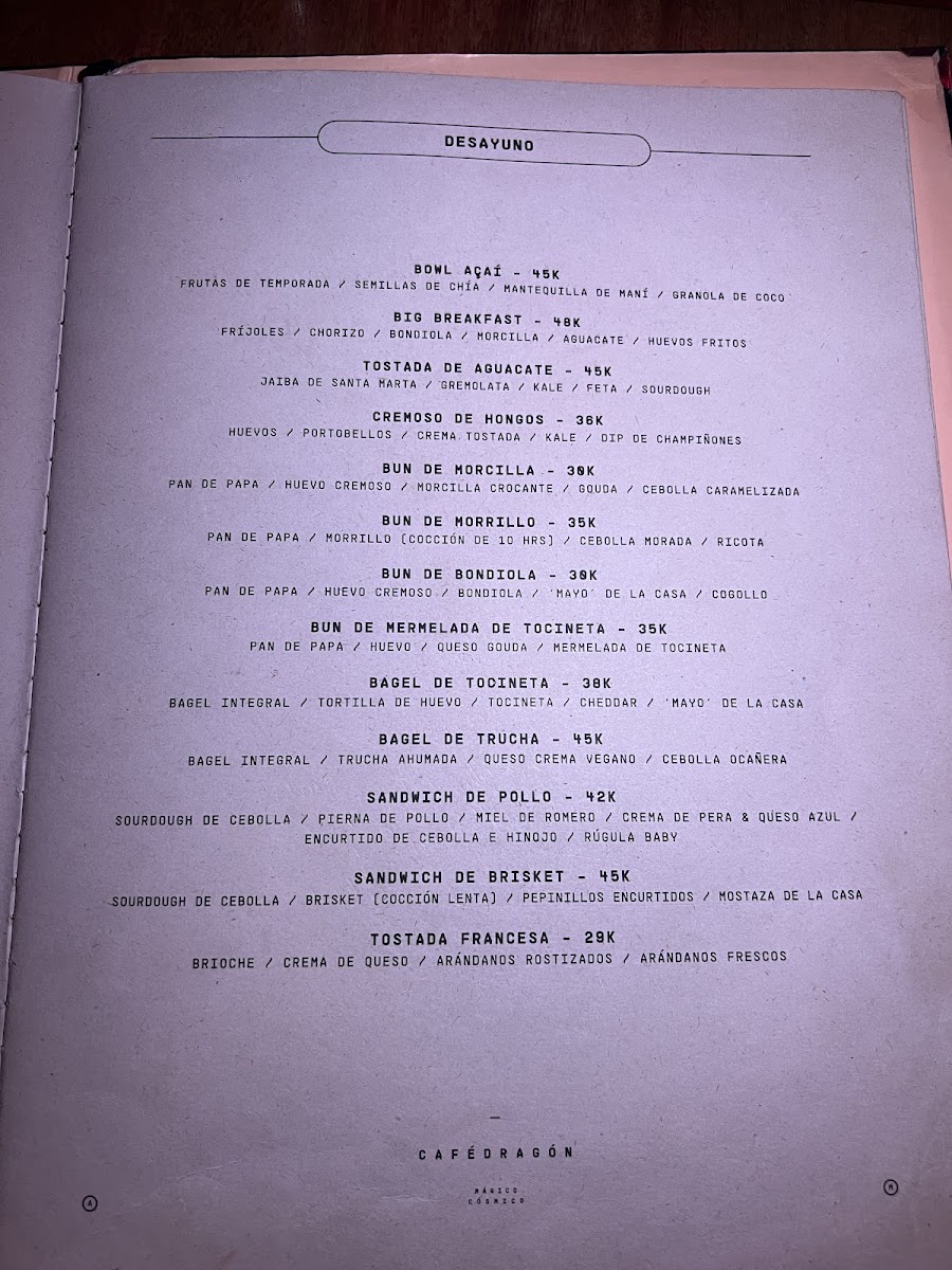 Menu Café Dragón-2