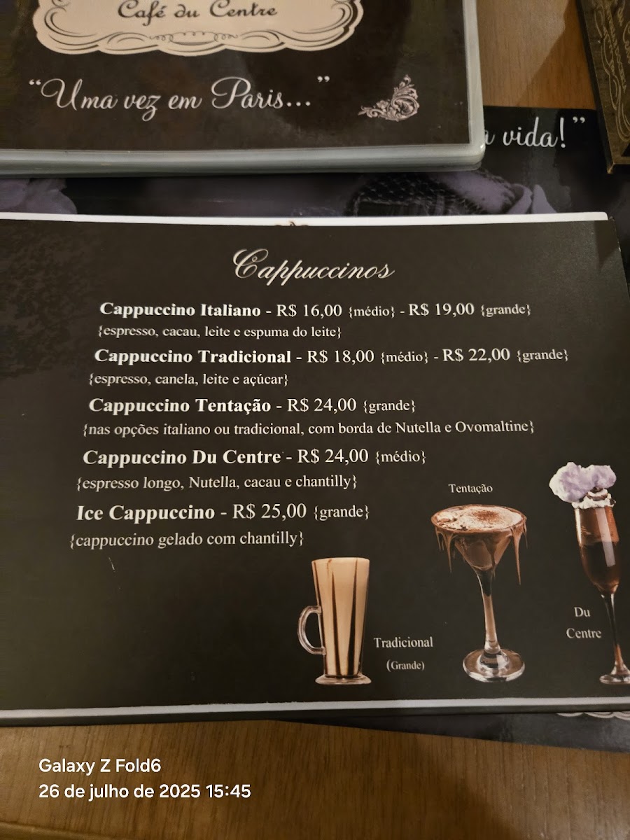Menu Cafe Du Centre Cafeteria And Doceria-2