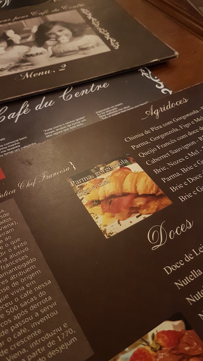 Menu Cafe Du Centre Cafeteria And Doceria-7