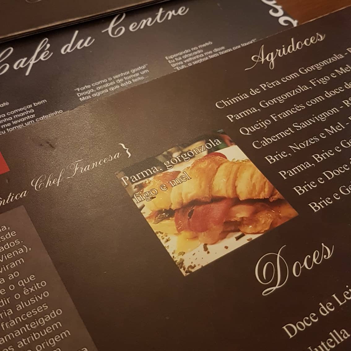 Menu Cafe Du Centre Cafeteria And Doceria-8