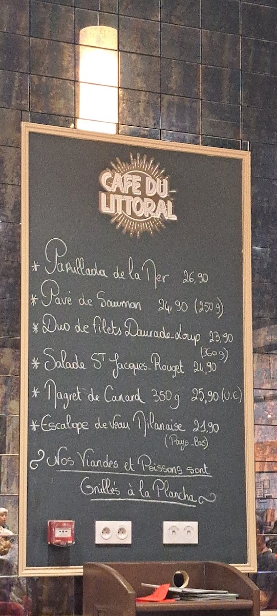 Menu Café Du Littoral-1