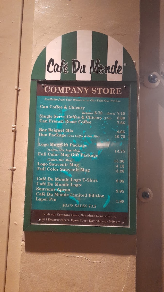 Menu Cafe Du Monde-9