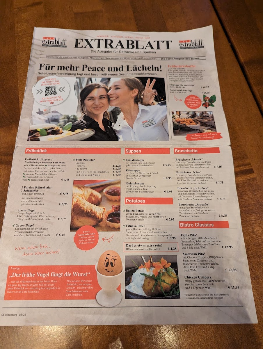 Menu Cafe Extrablatt Oldenburg-2