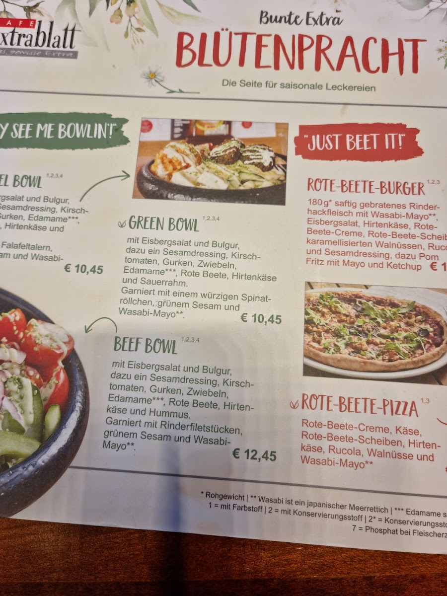 Menu Cafe Extrablatt Oldenburg-8