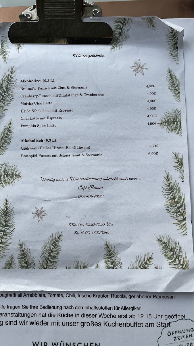 Menu Café Flower-5