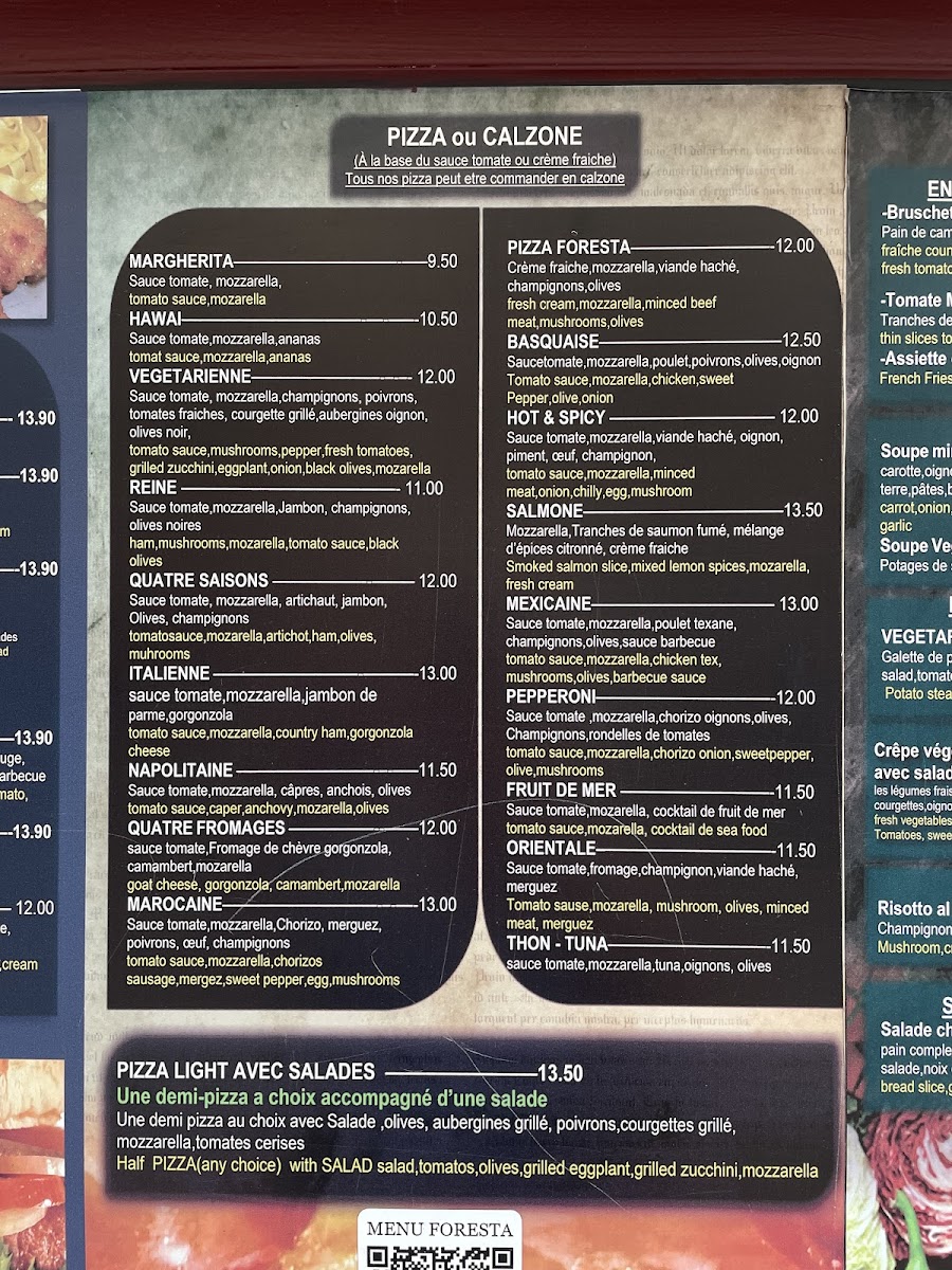 Menu Café Foresta Paris-5