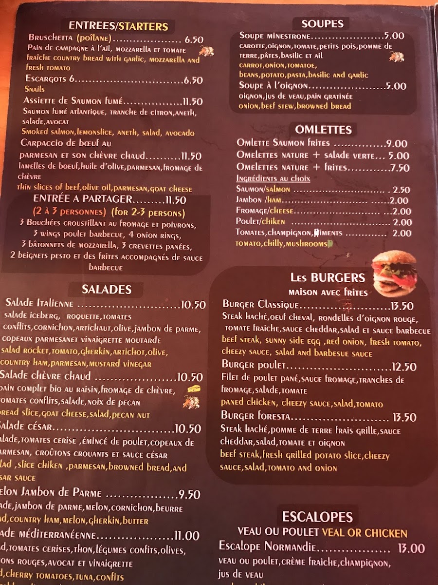 Menu Café Foresta Paris-9