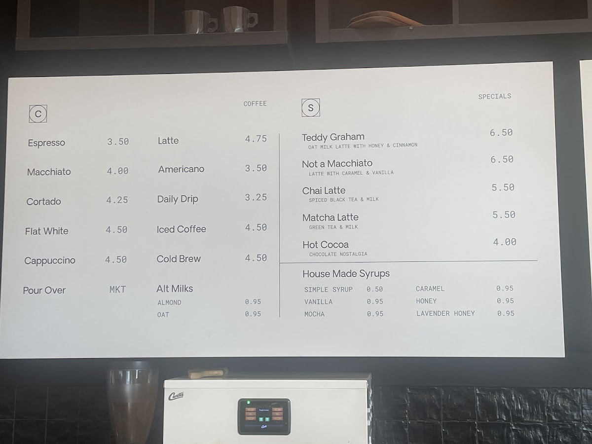 Menu Café Forth-1
