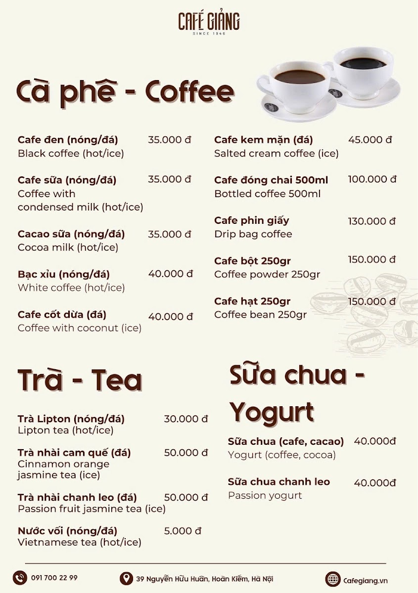 Menu Cafe Giảng-3