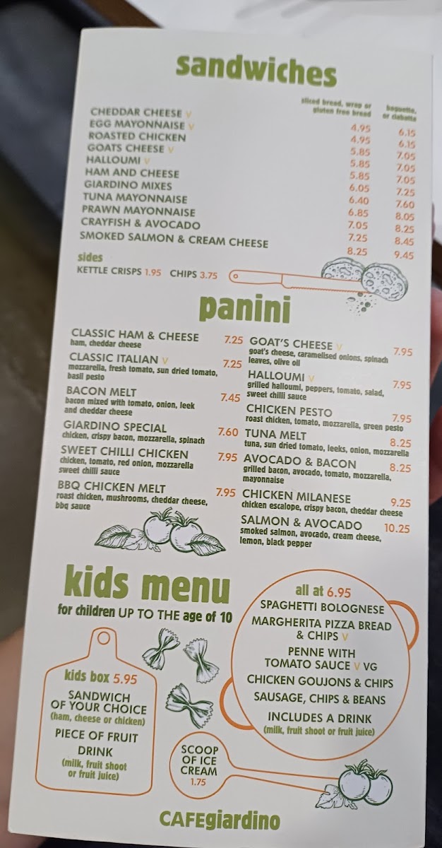Menu Cafe Giardino Lakeside-1