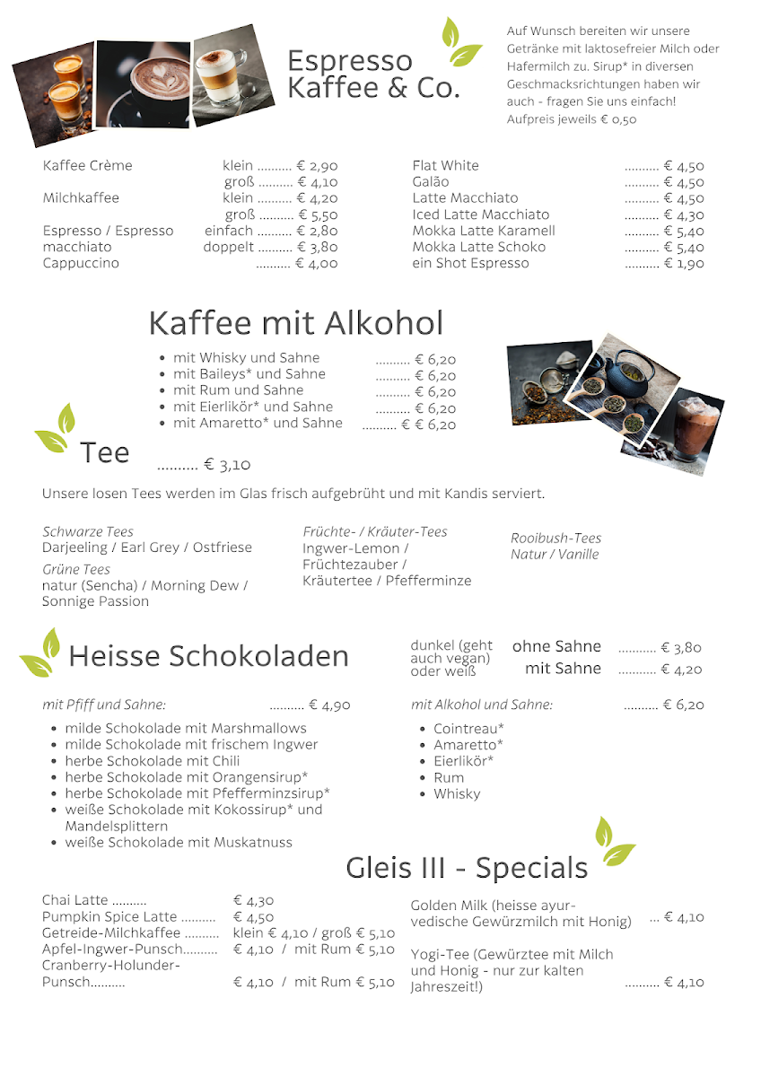 Menu Cafe Gleis Iii-3