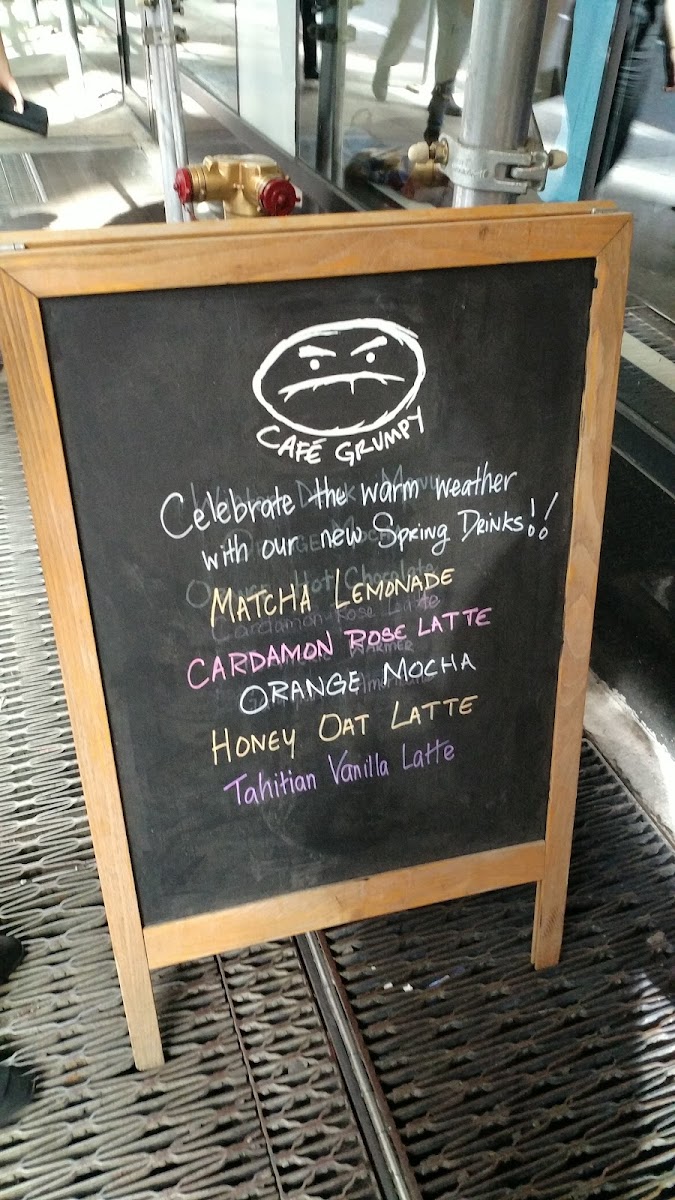 Menu Café Grumpy - Fashion District-10