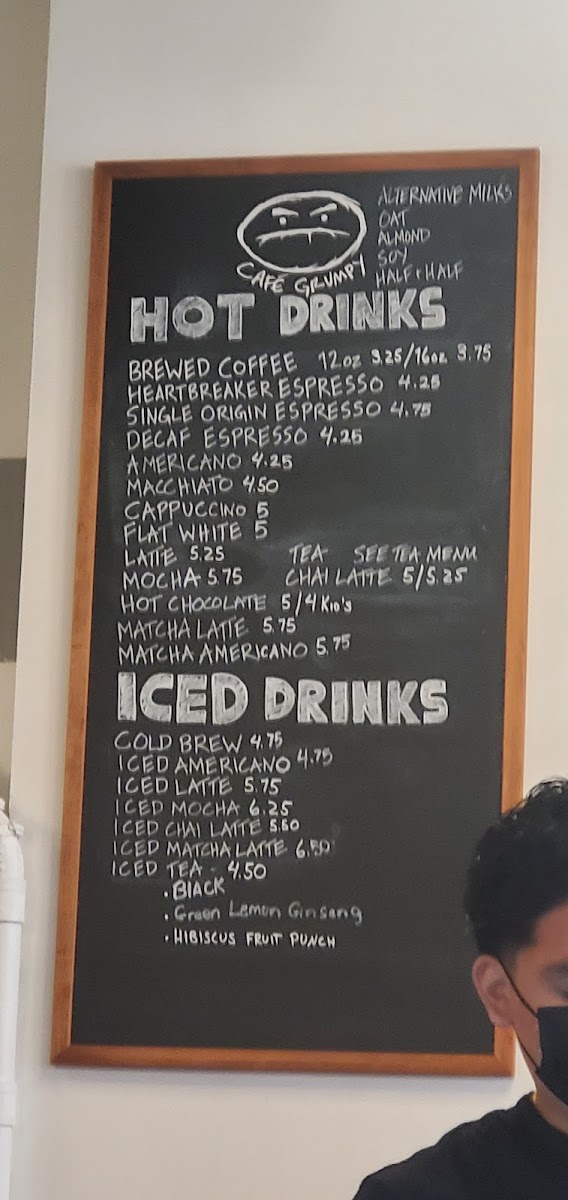 Menu Café Grumpy - Fashion District-3