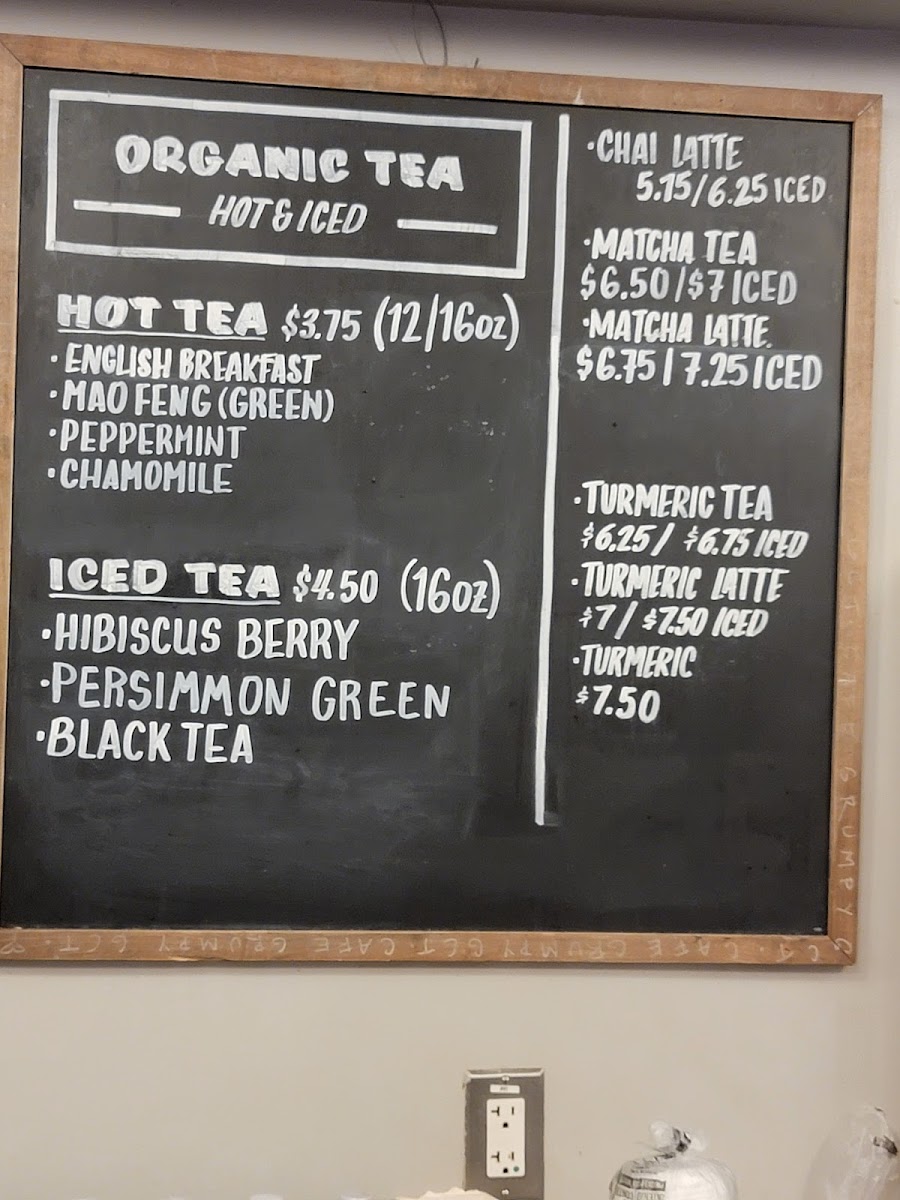 Menu Cafe Grumpy - Grand Central-1