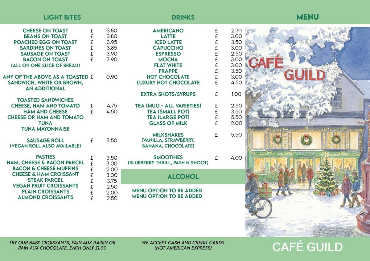 Menu Café Guild-1