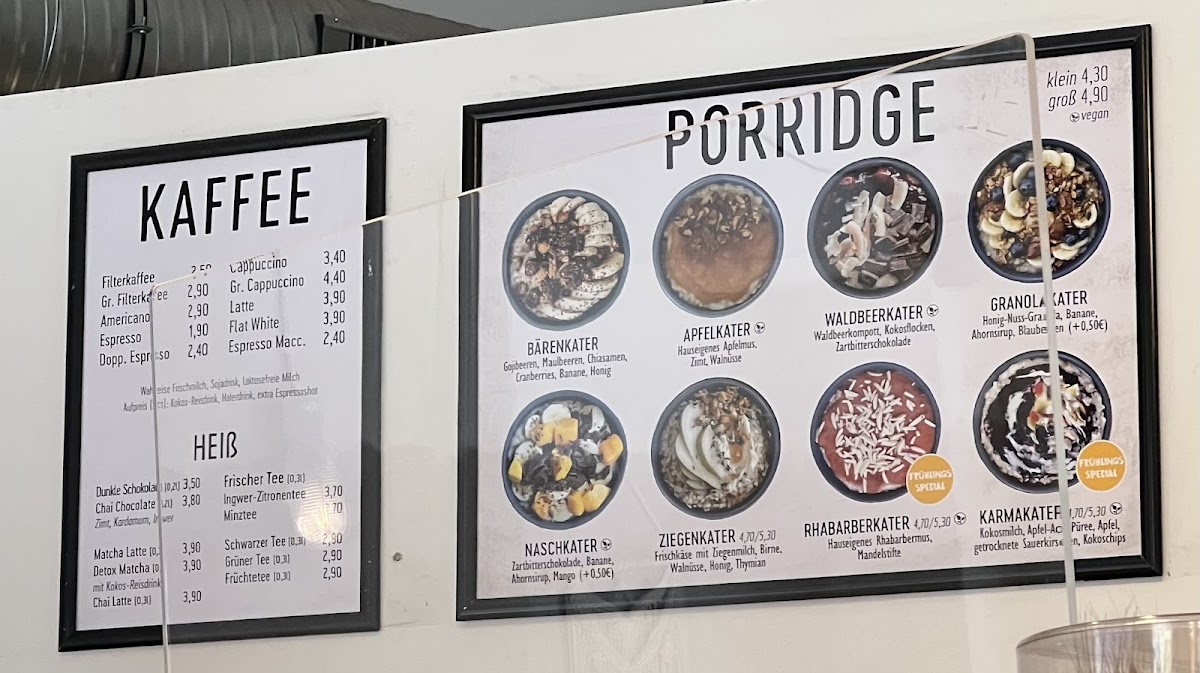 Menu Café Haferkater, Eberswalder Straße-1