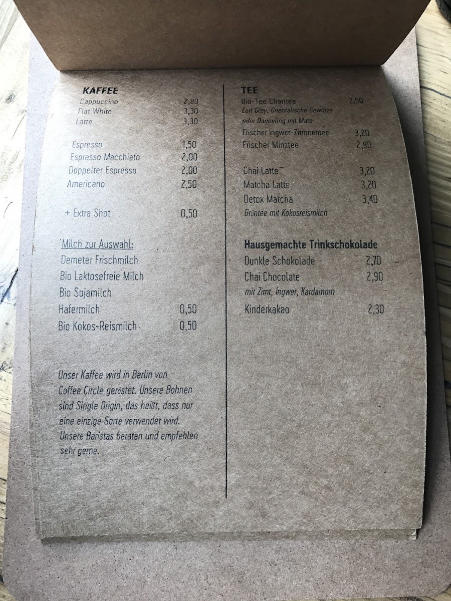 Menu Café Haferkater, Eberswalder Straße-9