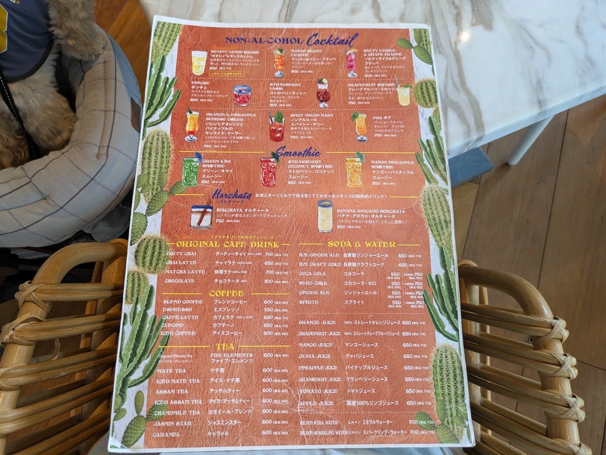 Menu Café Iguana Mexican Grill-4