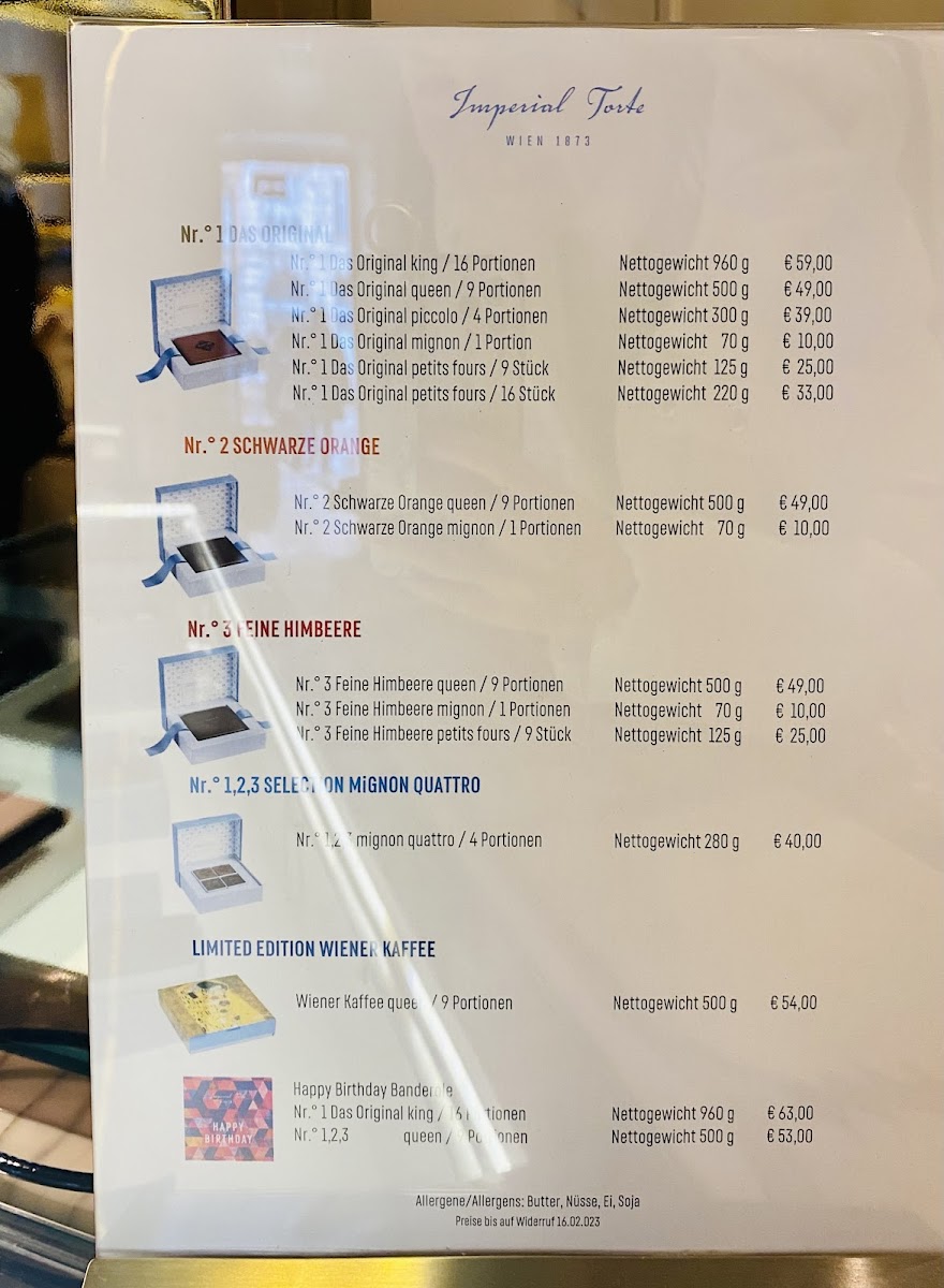 Menu Café Imperial Wien-5