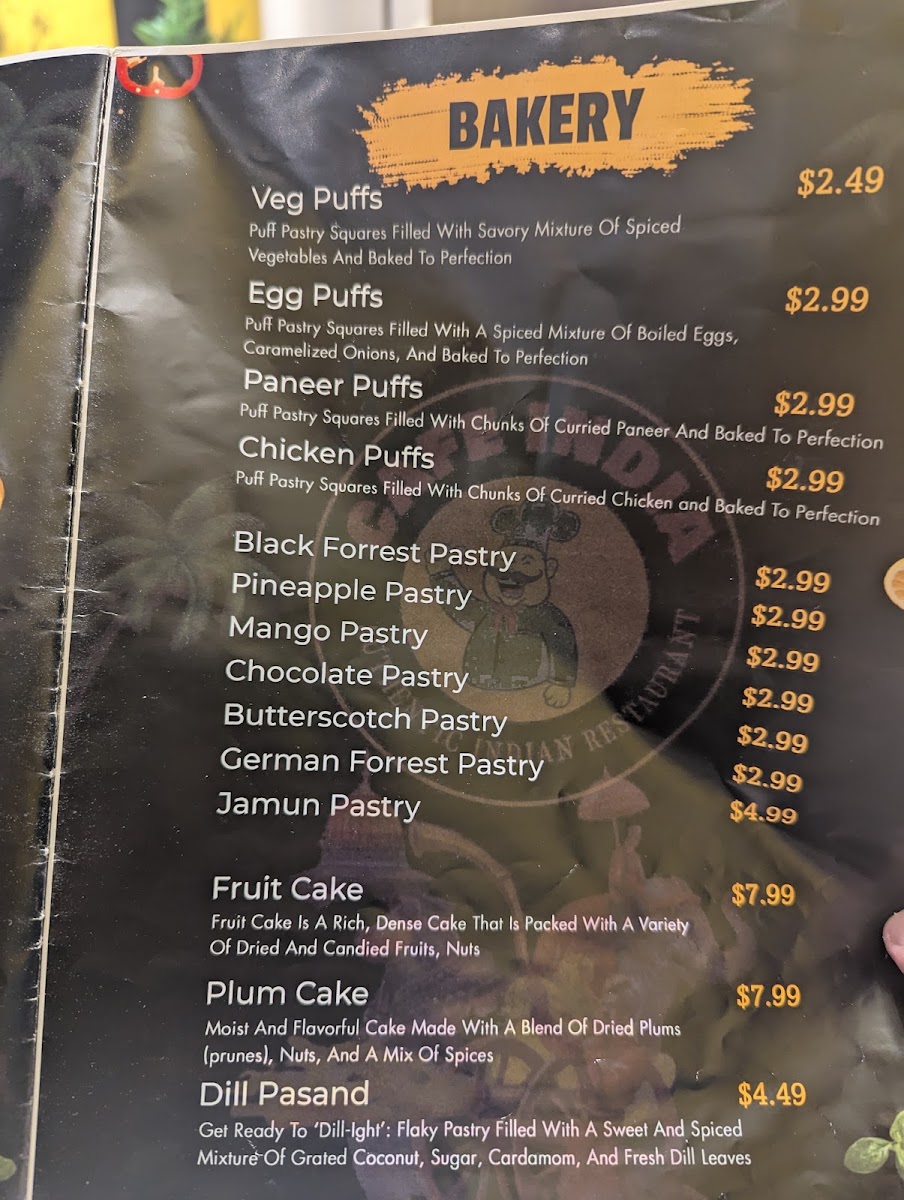 Menu Cafe India Denver-3