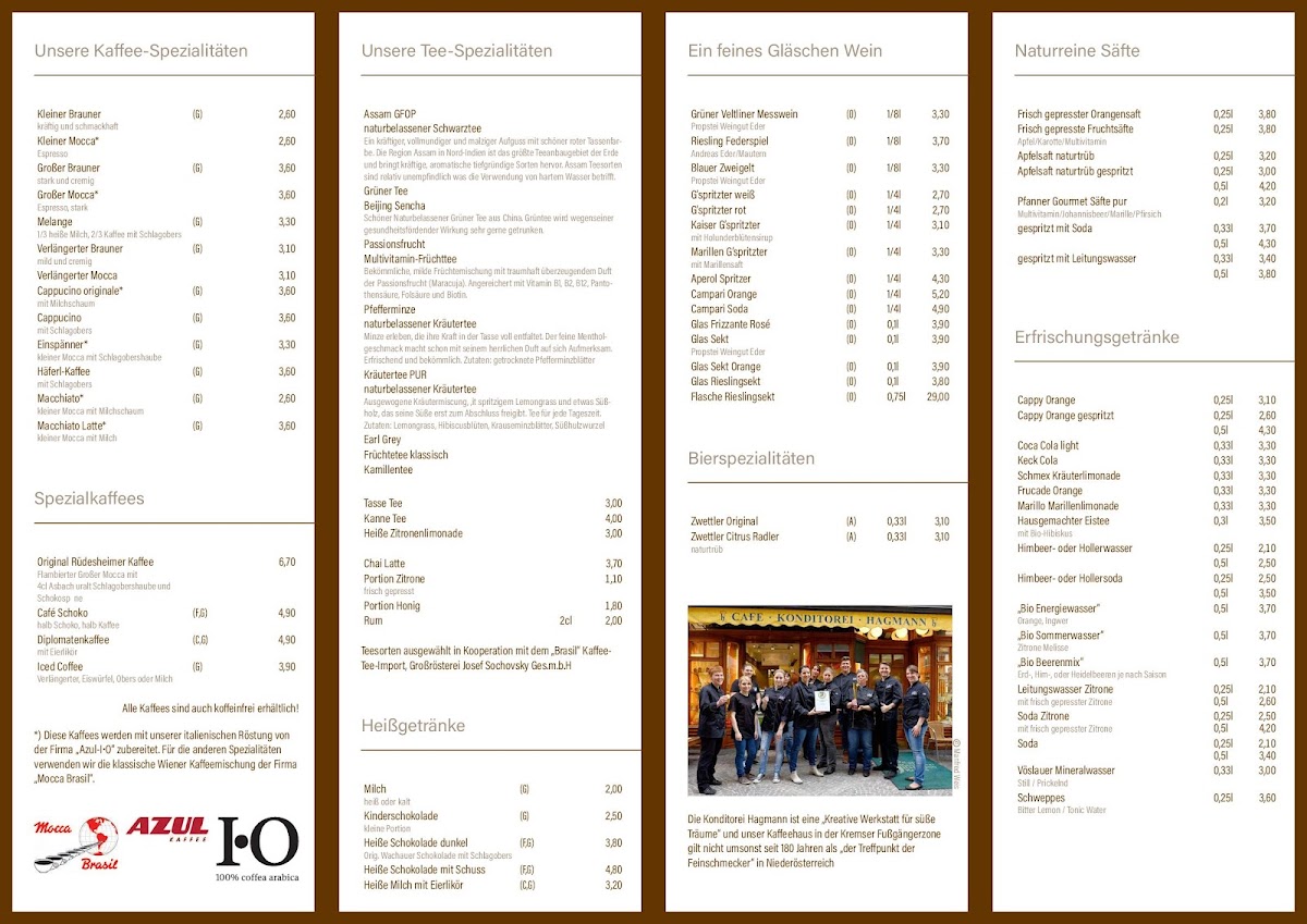 Menu Café-Konditorei Hagmann Gmbh-1