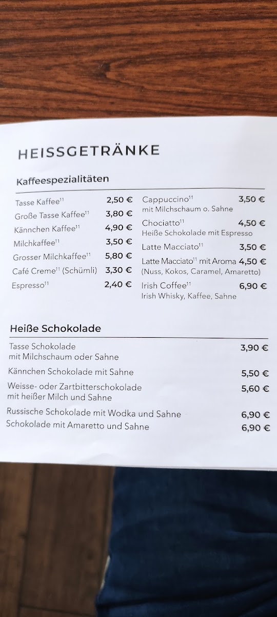 Menu Cafe Konditorei Schmitt-1