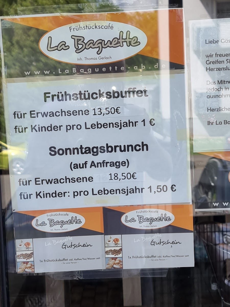 Menu Café La Baguette-1