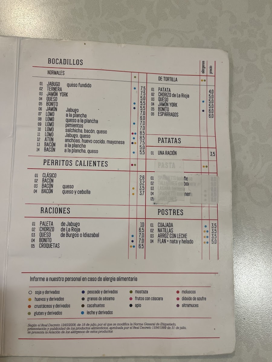 Menu Café Lago Bilbao-5