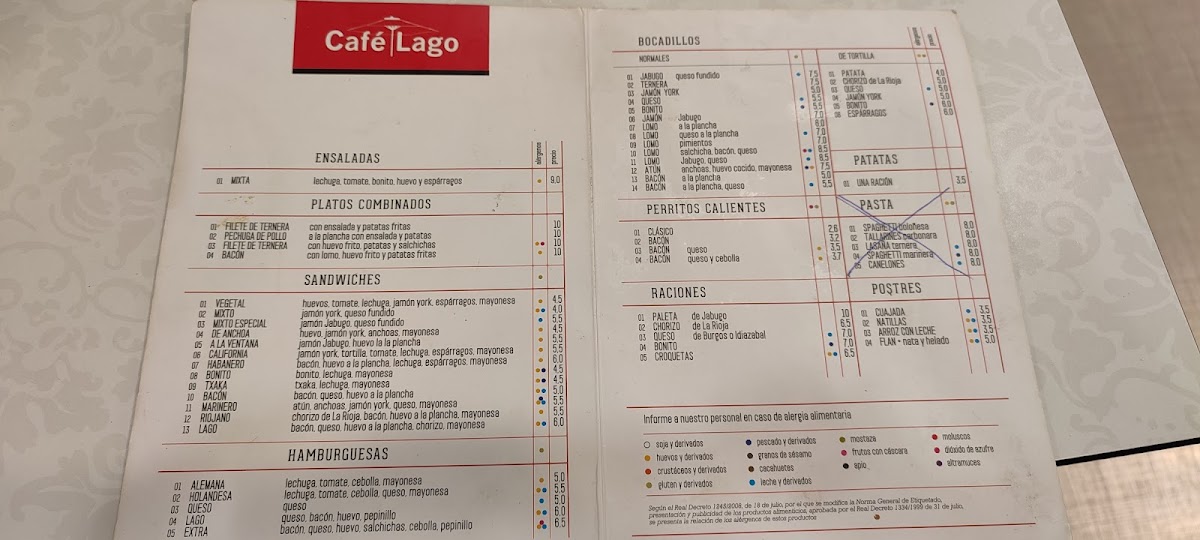 Menu Café Lago Bilbao-9