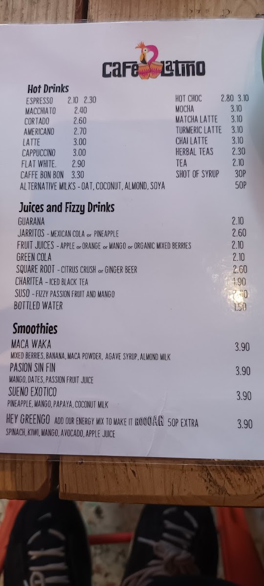 Menu Café Latino-2