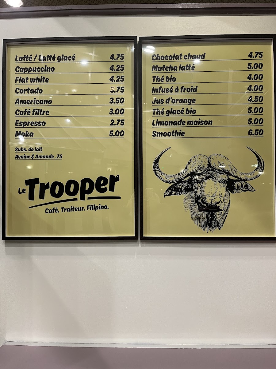 Menu Café Le Trooper-1