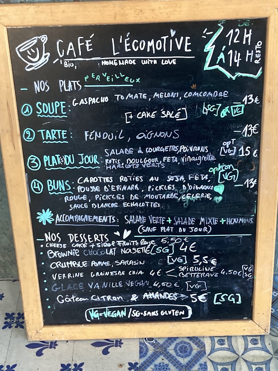 Menu Café L'écomotive-1