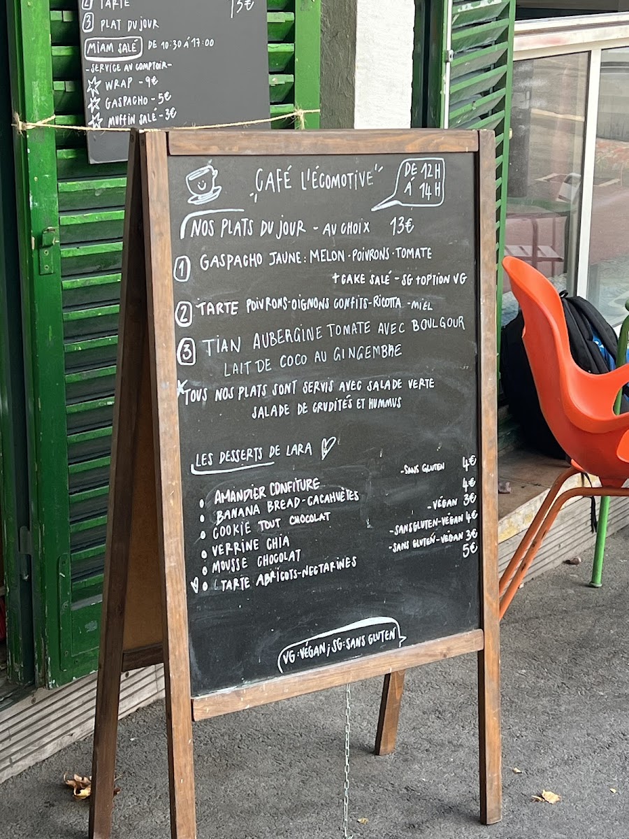 Menu Café L'écomotive-10