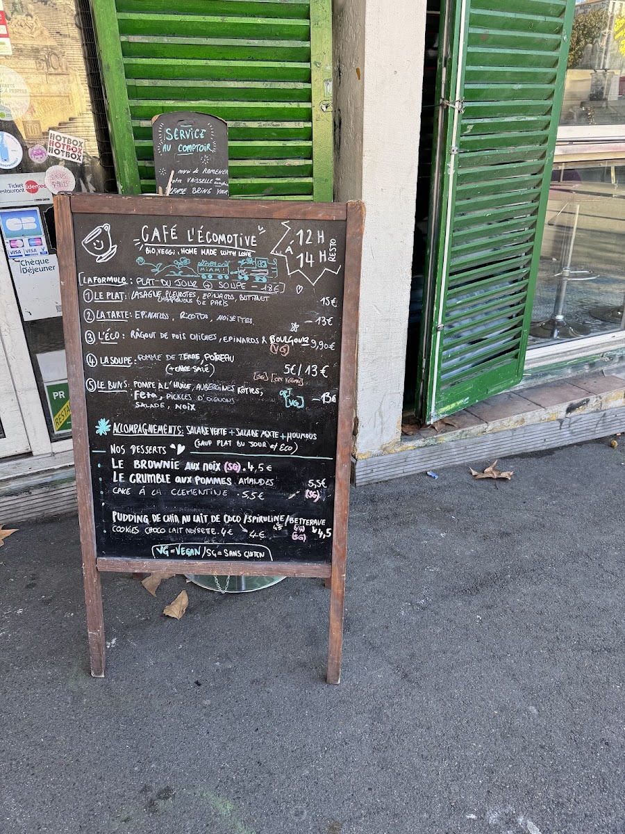 Menu Café L'écomotive-2